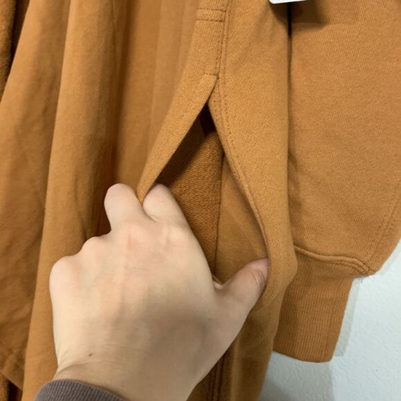 FREE PEOPLE BEACH DUSTER CARDIGAN ORANGE MEDIUM/LARGE NEW WITH TAGS - Picture 3 of 7